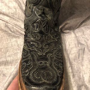 Black & gray Corral Boots